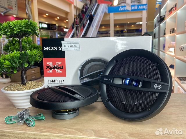 Автомобильные динамики Sony GTF1627 (новые)