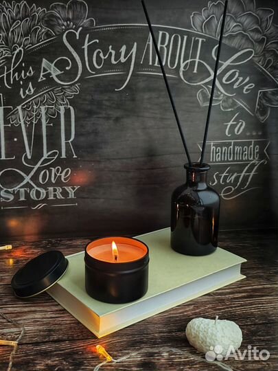 Ароматическая свеча с посланием