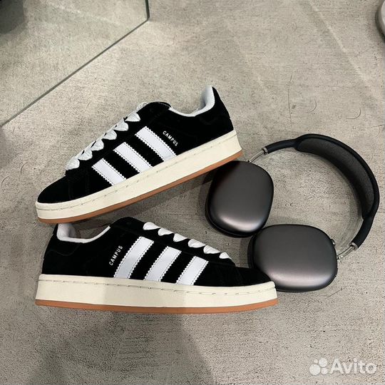 Новые кроссовки Adidas campus кеды черные