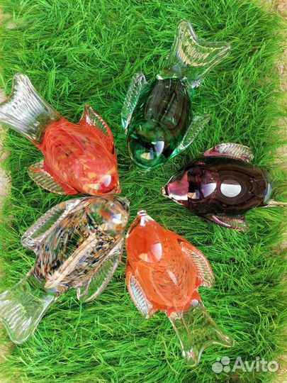 Птички интерьерные, яблоки, стекло