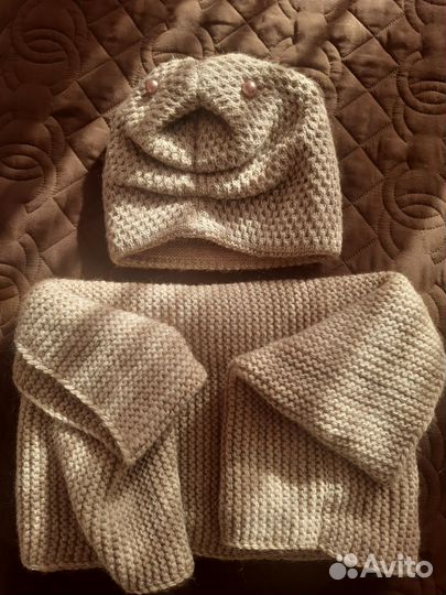 Снуд шарф женский,шапка