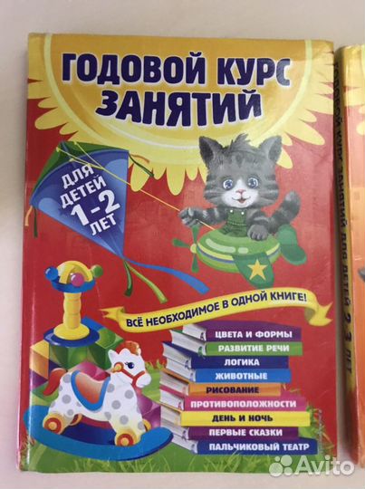 Годовой курс занятий для детей 1-2, 2-3