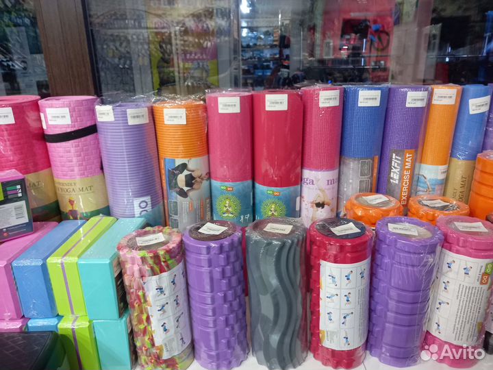 Коврик гимнастический тре-6мм розовый