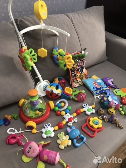 Погремушки и игрушки пакетом