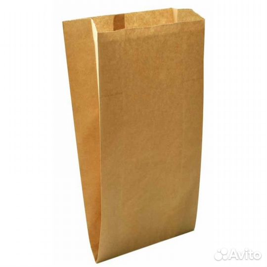 Крафт - пакет бумажный V-дно 10шт