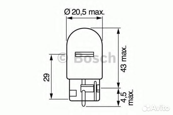 Лампа накаливания 1987302251 bosch