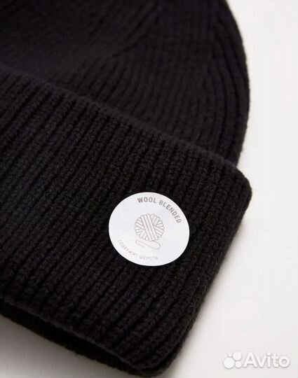 Шерстяная шапка бини. sela женская