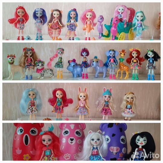 Enchantimals редкие куклы наборы