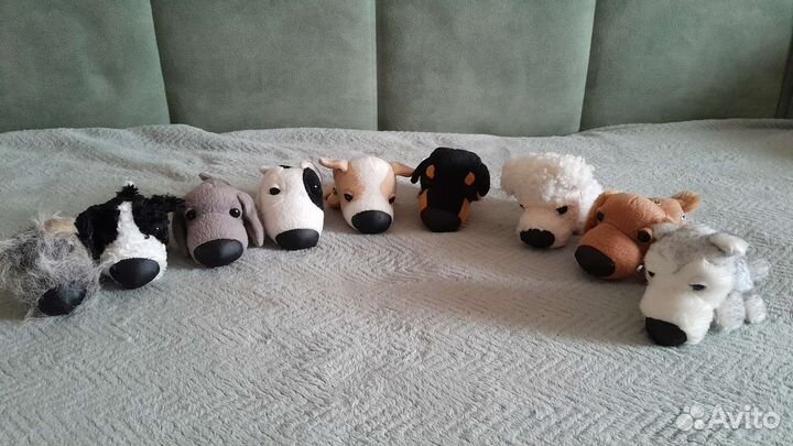 Мягкие игрушки собаки, коллекция, пакетом