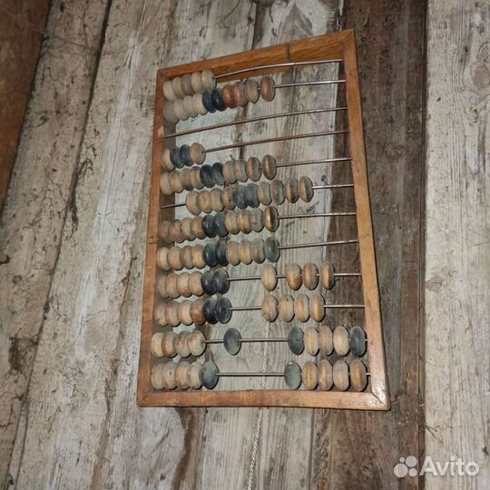 Счёты деревянные бухгалтерские СССР
