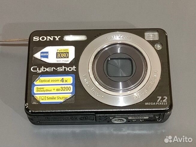 Компактный фотоаппарат sony cybershot dsc-w120