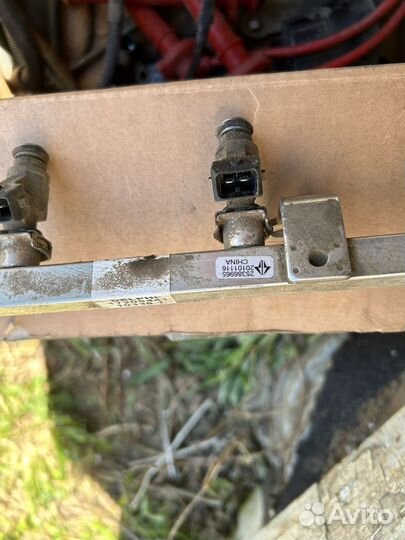 Рампа топливная с форсунками lifan solano