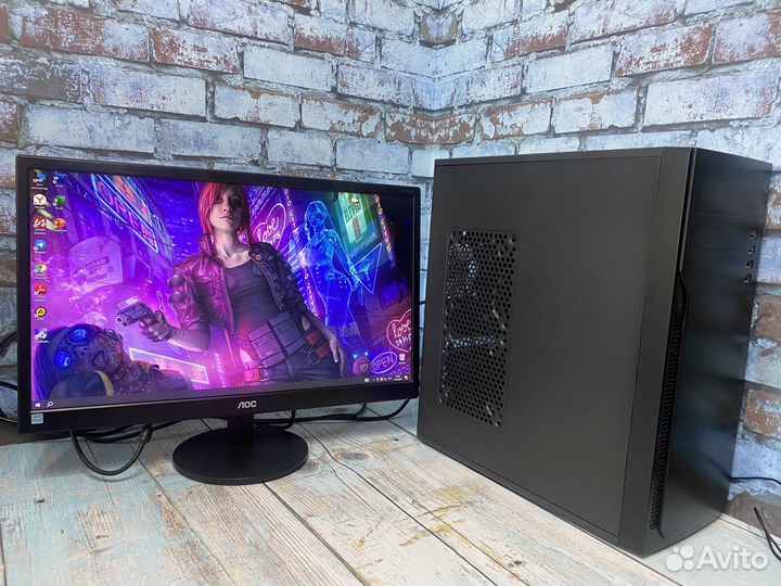Компьютер i3/8Gb/SSD+HHD