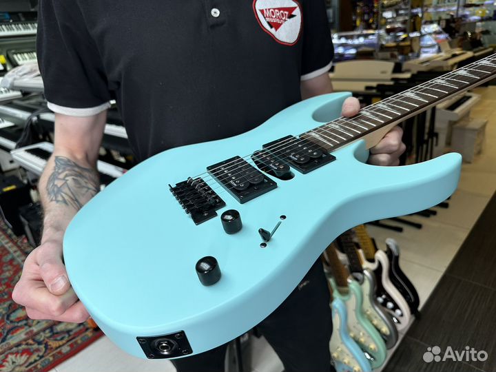 Электрогитара sqoe seib370 бирюзоввй