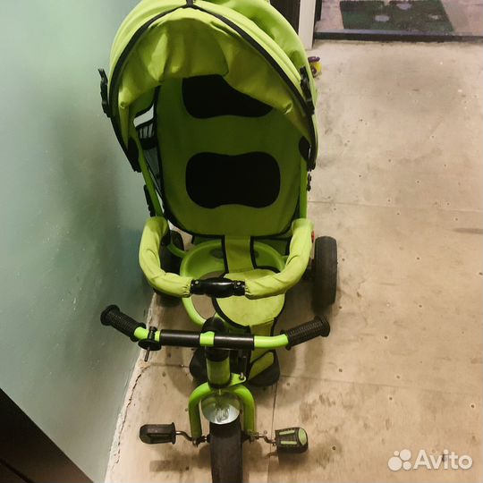 Детский велосипед с родительской ручкой