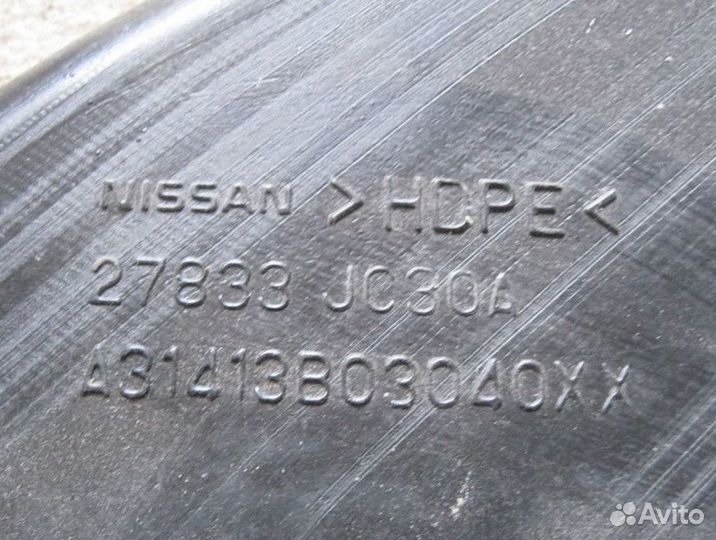 Воздуховод печки L/R Nissan Teana J32