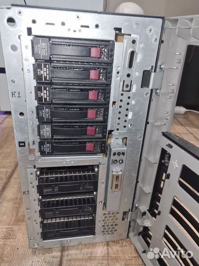 Сервер HP 2x QuadCore Xeon/32Гб/ до 17 HDD