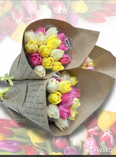 Букеты Цветы из шоколада Розы Герберы Тюльпаны