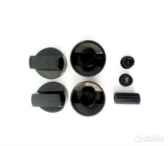 Ручки для плиты универсальные черные комплект 4шт