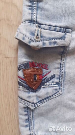 Джинсовые шорты на мальчика 92