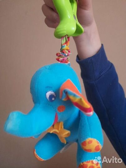 Слоник вибрирующий,пчелка,игрушка на коляску