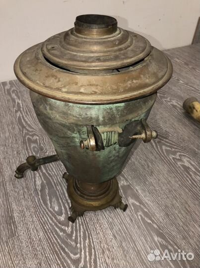 Самовар на дровах старинный