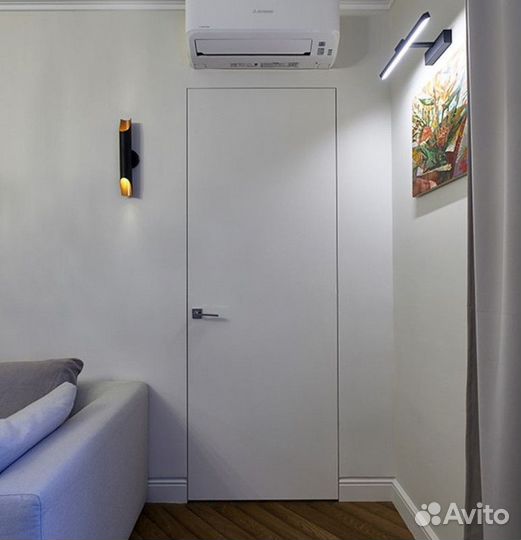 Скрытые межкомнатные двери под отделку