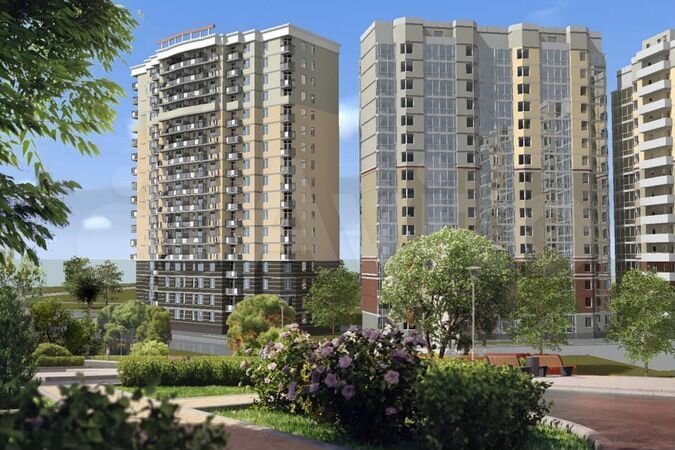 2-к. квартира, 60,4 м², 12/17 эт.