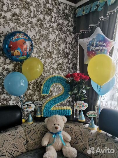 Цифра 2 на день рождения