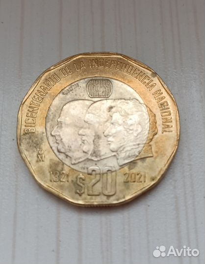 Монета Мексики. Юбилейная