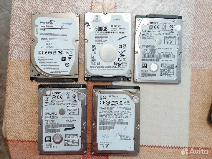 Жёсткие диски не рабочие 2.5