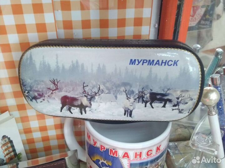 Футляр для очков, кожа