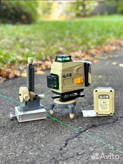 Лазерный уровень нивелир 4Д 16 линий оригинал