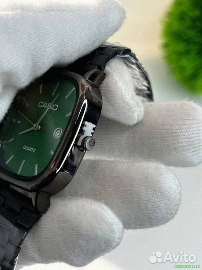 Наручные часы Casio чёрно-зелёные (Арт.71517)