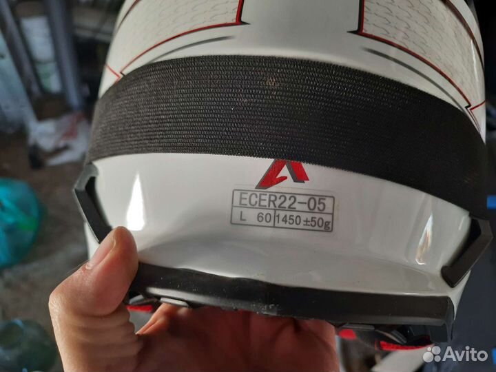 Кроссовый шлем новый