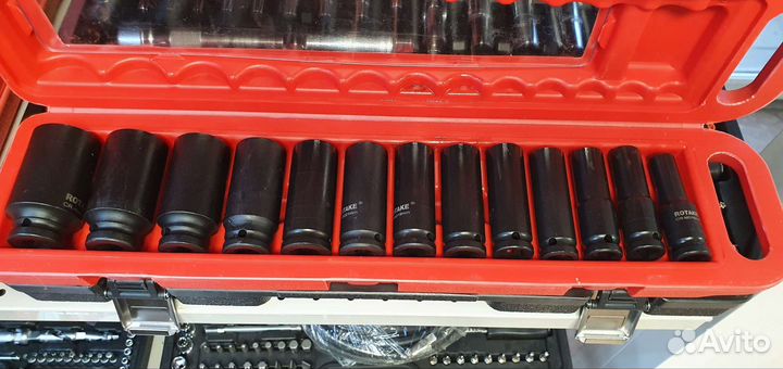 Ударные удлиненные головки для гайковерта 10-32мм