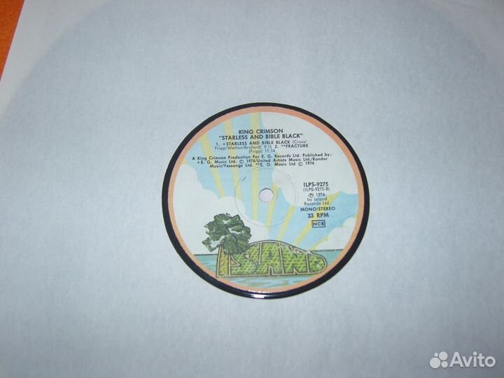 King Crimson - Starless And Bible Black, Island