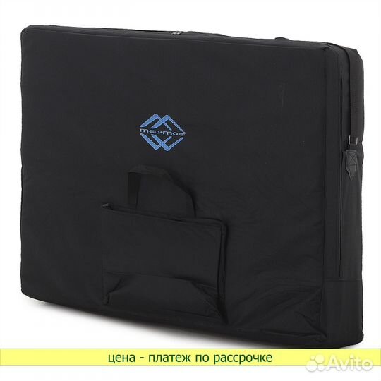 Массажная кушетка JF-AY01A 3 секции, бело-синий