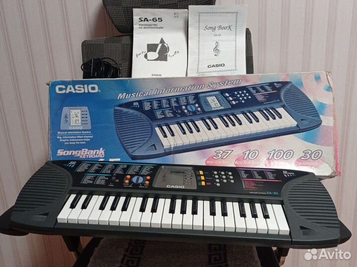 Синтезатор саsio SA -65, с батарейками, новый