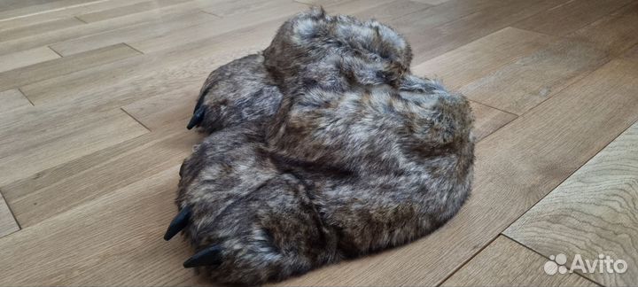 Тапочки домашние медведя