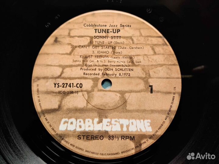 Sonny Stitt – Tune-Up – Japan 1972 OBI