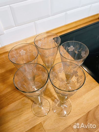 Хрустальные фужеры СССР