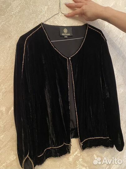 Бархатная накидка женская 48/50