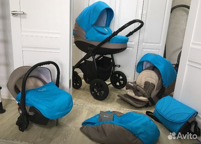 Коляска 3 в 1 Tutis Tapu-Tapu