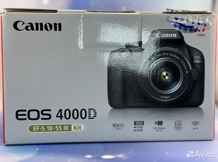 Canon 4000D Body Пробег 20 тыс (sn 04780)