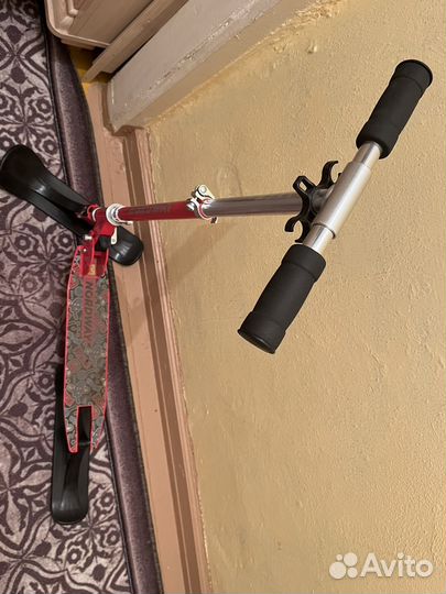 Детский снегокат высокий, снежный скутер