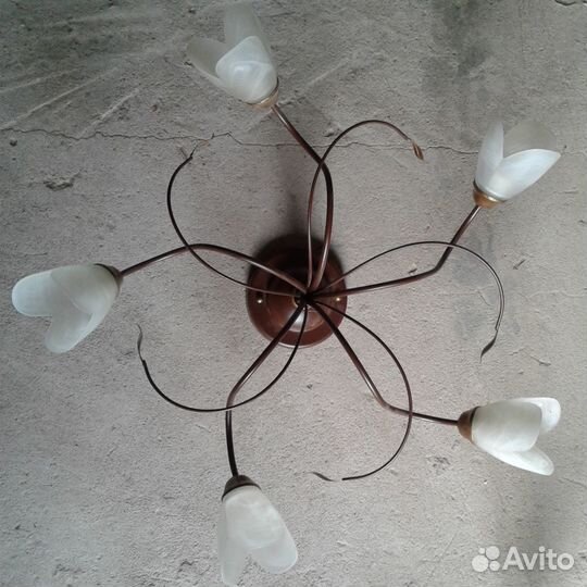 Люстра потолочная бу