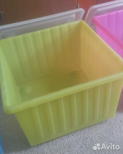 Ящики для игрушек Икея 3 шт