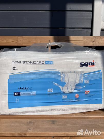 Памперсы для взрослых seni xl 4