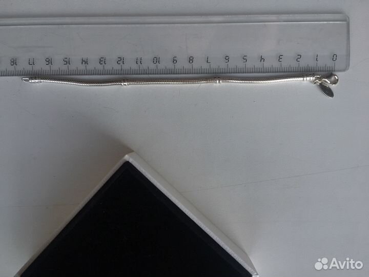 Pandora браслет 17 см серебряный